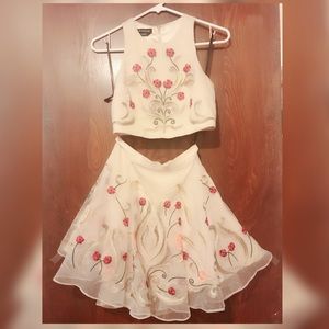 Bebe Flowers dress two pieces
